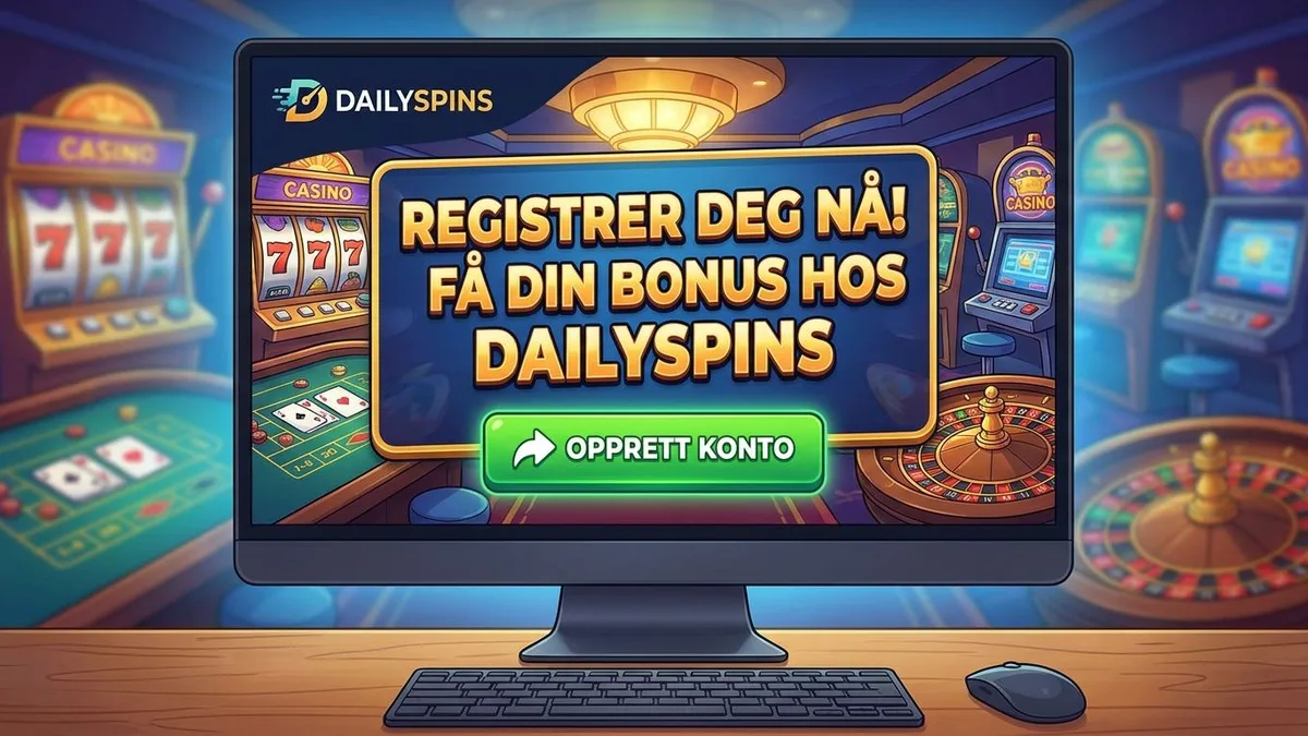 Registrer deg med bonus
